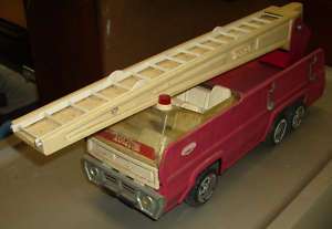 TONKA Fire Truck w Ladder Machine Vintage Toy  