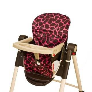 Wupzey Highchair Seat Cover, Pink Giraffe