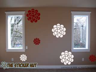 Flowers Sticky Vinyl Wall Art Stickers Decals 437  