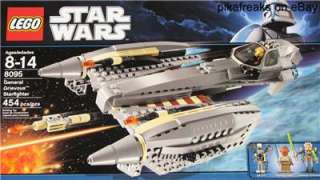 8095 Lego Star Wars GRIEVOUS STARFIGHTER Play Set MISB 673419129107 