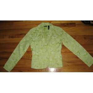 DKNY Jeans, green and white jacket, size XS