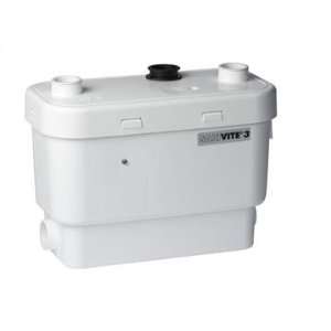 Saniflo Heavy Duty Water Pump SF SN 008. 10 1/8 H x 14 5/8 W x 7 1 