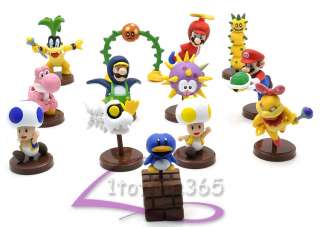 13PCS Super Mario Bros New 0.7 2 Figure Toy MS1560  