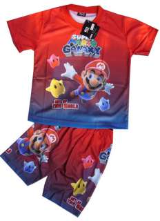 New Super Mario outfit T SHIRT #036 size 4 For Age 4 5 lovely Red Free 