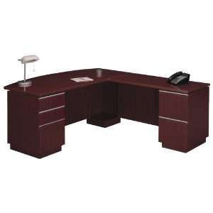  Bush Furniture Milano 72 L Shape Home Office Wood Desk 