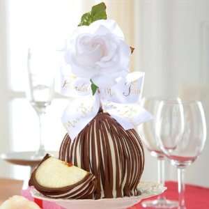 White Rose Gourmet Chocolate & Caramel Apples  Grocery 