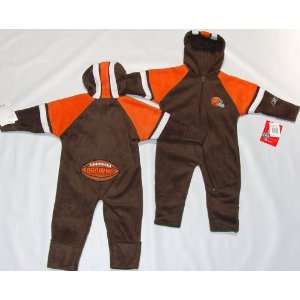  Cleveland Browns NFL Reebok Baby Fleece Coverall (Size 12 
