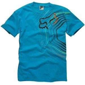 Fox Racing Richter T Shirt   Medium/Electric Blue 