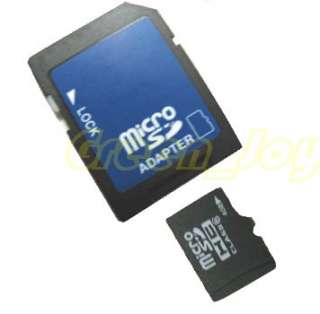 New 4GB MicroSD/MicroSDHC TF flash memory card+adaptor  