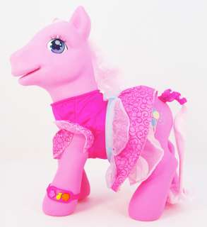 This brightly colored Pinkie Pie Pony will encourage your child to 