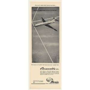  1963 Iberia Airlines Caravelle Jet Print Ad (46642)