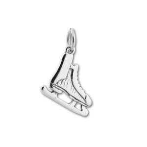  Sterling Silver Ice Skate Charm: Arts, Crafts & Sewing