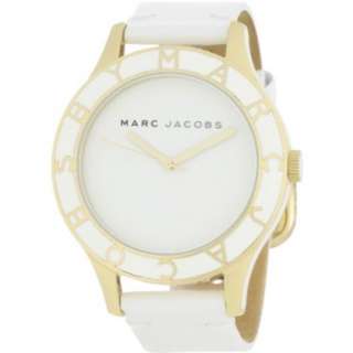 Marc by Marc Jacobs Womens MBM1100 Blade Large White Dial Watch 
