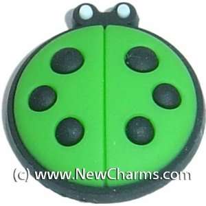  Green Ladybug Shoe Snap Charm Jibbitz Croc Style Jewelry
