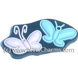  Butterflies Shoe Snap Charm Jibbitz Croc Style Jewelry