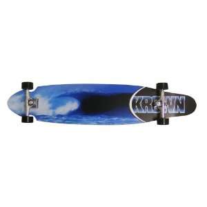  Krown Blue Wave Kicktail Longboard (9 x 43 Inch) Sports 