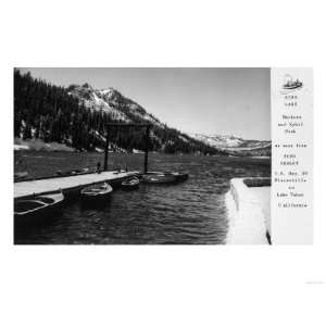     Echo Lake, CA Travel Premium Poster Print, 18x24