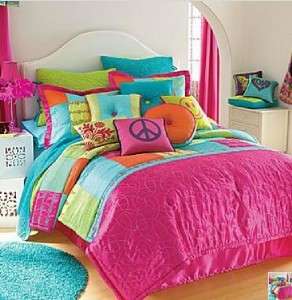   Twin Comforter Set PLUS Matching Accent Pillow Teen Girl  