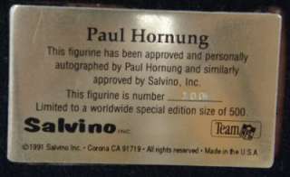 PAUL HORNUNG SALVINO FIGURINE AWAY JERSEY AUTO PACKERS  