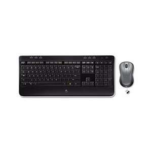  MK520 Wireless Desktop Set, Keyboard/Mouse, USB, Black 