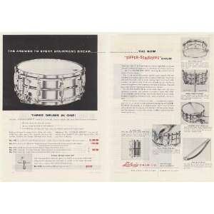  1960 Ludwig Super Sensitive Drum 3 Drums in One 2 Page 