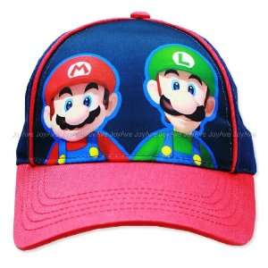 Surper Mario Bros. Mario and Luigi Boys Kids Youth Baseball Cap Hat 