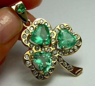 setting style emerald diamond pendant setting material 14k yellow gold