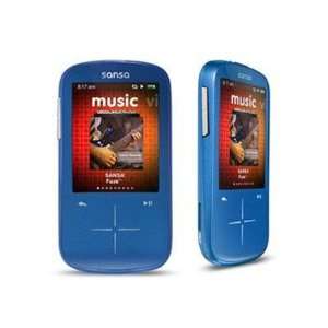   Blue Flash Portable Media Player Fm Tuner Voice Recorder Electronics