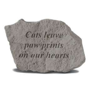  Garden Stone Pet Memorial: Cats Leave Paw Prints On Our 