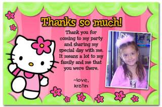 Hello Kitty Custom Photo Thank You cards  