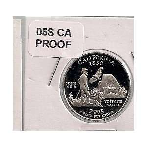    2005 CALIFORNIA PROOF WASHINGTON QUARTER NICE COIN 