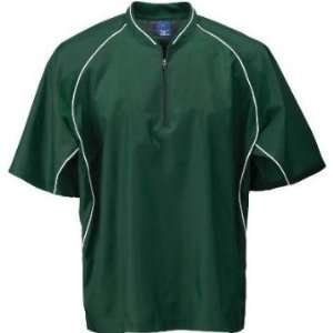  Mizuno Premier Piped Short Sleeved Batting Jersey (Forest 