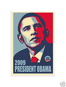 Obama Obey Giant Hope Shepard Fairy STICKER 3x4.5 #14  