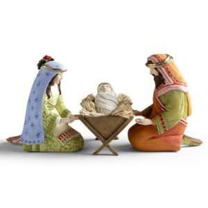  Set of Four Holy Family Nativity Figures   Grandin Road 
