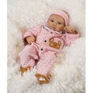  Newborn Baby Doll, Teddy Bear Twin Abigail, 16 inch head 