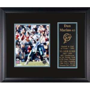  Dan Marino Miami Dolphins   NFL Record   Framed 8x10 