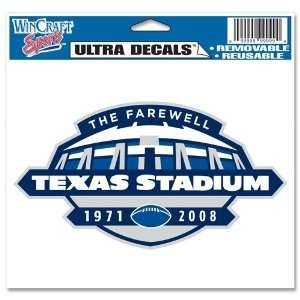   Stadium Official 4.5x6 NFL Car Window Cling Decal