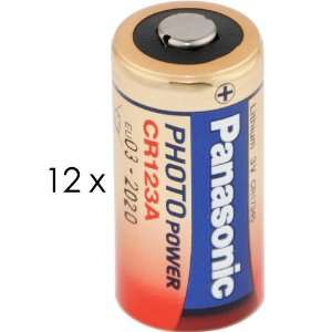  Panasonic CR 123A 3 Volt Lithium Batteries for Cameras 