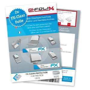 com 2 x atFoliX FX Clear Invisible screen protector for Pantech Crux 
