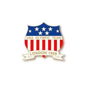  1908 London USA Olympic Team Pin