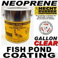 Gal. Clear Neoprene Rubber Fish Pond Coating/Sealant  