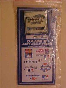 2004 World Series ONE GAME GIVEAWAY PIN Red Sox mip  