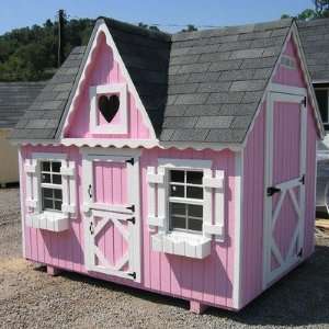  Small 4 x 6 Victorian Playhouse Kit with Floor Chimney No 