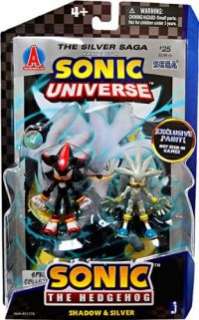 Action Figure SONIC the HEDGEHOG NEW Comic Book 3 Set Shadow/Silver 