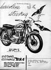 1960 BSA Motorcycle & Blacknell Sidecar Ad  