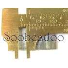inch Brass Slide Caliper 100mm with Metal Plate