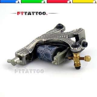 Handmade Damascus Tattoo machine gun for liner Fttattoo  