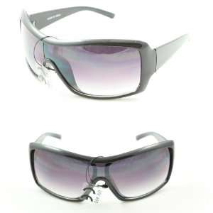   Sunglasses P2027 Black Frame Purple Black Gradient Lens for Men