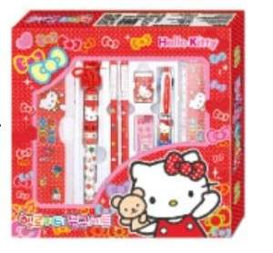 Pencil Case SANRIO NEW Hello Kitty Gift Box Set Red  
