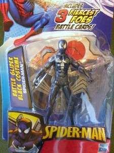 Spider man Battle Glider Black Costume SPIDER MAN Hero MIP  